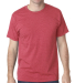5010 Bayside Adult Heather Jersey Tee in Heather red