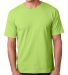 5040 Bayside Adult Short-Sleeve Cotton Tee in Lime green