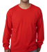 5060 Bayside Adult Long-Sleeve Cotton Tee in Red