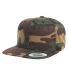 6089M Yupoong Classic Snapback Cap GREEN Under Bil in Green camo