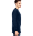 6100 Bayside Adult Long-Sleeve Cotton Tee in Navy