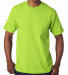 7100 Bayside Adult Short-Sleeve Tee with Pocket in Lime green