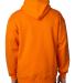900 Bayside Adult Hooded Full-Zip Blended Fleece in Bright orange