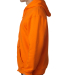 900 Bayside Adult Hooded Full-Zip Blended Fleece in Bright orange