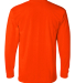 B1715 Bayside Adult Long-Sleeve Blended Tee in Bright orange