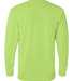 B1715 Bayside Adult Long-Sleeve Blended Tee in Safety green