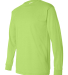 B1715 Bayside Adult Long-Sleeve Blended Tee in Safety green