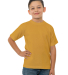 B4100 Bayside Youth Short-Sleeve Cotton Tee in Gold