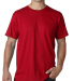 B5000 Bayside Adult Jersey Cotton Tee in Red