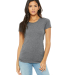 BELLA 8413 Womens Tri-blend T-shirt in Grey triblend