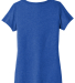 BELLA 8413 Womens Tri-blend T-shirt in True royal triblend