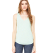 BELLA 8805 Womens Flowy Tank Top in Mint