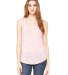 BELLA 8805 Womens Flowy Tank Top in Red marble