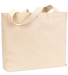 BS600 Bayside Jumbo Cotton Tote in Natural