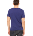 BELLA+CANVAS 3415 Men's Tri-blend V-Neck T-shirt in Navy triblend