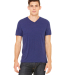 BELLA+CANVAS 3415 Men's Tri-blend V-Neck T-shirt in Navy triblend