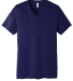 BELLA+CANVAS 3415 Men's Tri-blend V-Neck T-shirt in Navy triblend