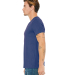 BELLA+CANVAS 3415 Men's Tri-blend V-Neck T-shirt in True royal triblend