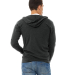 BELLA+CANVAS 3939 Unisex Tri-blend Lightweight Hoo in Charcoal black triblend