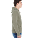 J8872 J-America Adult Tri-Blend Full-Zip Hooded Fl in Olive triblend