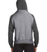 J8885 J-America Adult Vintage Heather Hooded Fleec in Smoke heather/ charcoal heather