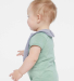 R1005 Rabbit Skins Infant Self-Adhesive Bib in Heather