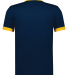 710 Augusta Sportswear Ringer T-Shirt in Navy/ gold