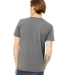 BELLA+CANVAS 3125 Short Sleeve Henley in Grey triblend