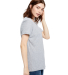 US115 US Blanks Relaxed Boyfriend Tee in Heather grey
