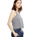 US510 US Blanks Sheer Cropped Tank in Heather grey