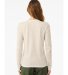 BELLA 6500 Womens Long Sleeve T-shirt in Heather dust
