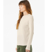 BELLA 6500 Womens Long Sleeve T-shirt in Heather dust