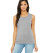 BELLA+CANVAS B8803  Womens Flowy Muscle Tank in Athletic heather