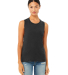 BELLA+CANVAS B8803  Womens Flowy Muscle Tank in Dark grey heather