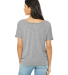 BELLA 8816 Womens Loose T-Shirt in Athletic heather