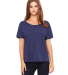 BELLA 8816 Womens Loose T-Shirt in Navy speckled