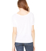 BELLA 8816 Womens Loose T-Shirt in White