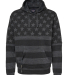8815 J. America - Tailgate Hooded Sweatshirt in Black stars & stripes