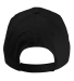 Big Accessories BX880 6-Panel Unstructured Hat in Black