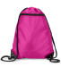 8888 Liberty Bags - Denier Nylon Zippered Drawstri in Hot pink