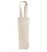 1725 Liberty Bags - Single Bottle Wine Tote NATURAL
