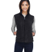 78191 Core 365 Journey  Ladies' Fleece Vest in Heather charcoal