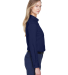 78193 Core 365 Ladies' Operate Long-Sleeve Twill S in Classic navy