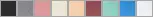 LA T 3519 Ladies' Hi-Lo T-Shirt - Swatch