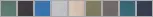 J America 8869 Men's Triblend Quarter-Zip Sweatshirt - Swatch