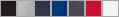 Russell Athletic F25PFW Youth Integrated 7-Piece Padded Football Pants - Swatch