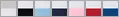 RS1004 Rabbit Skins Infant Jersey Contrast Trim Velcro™ Bib - Swatch